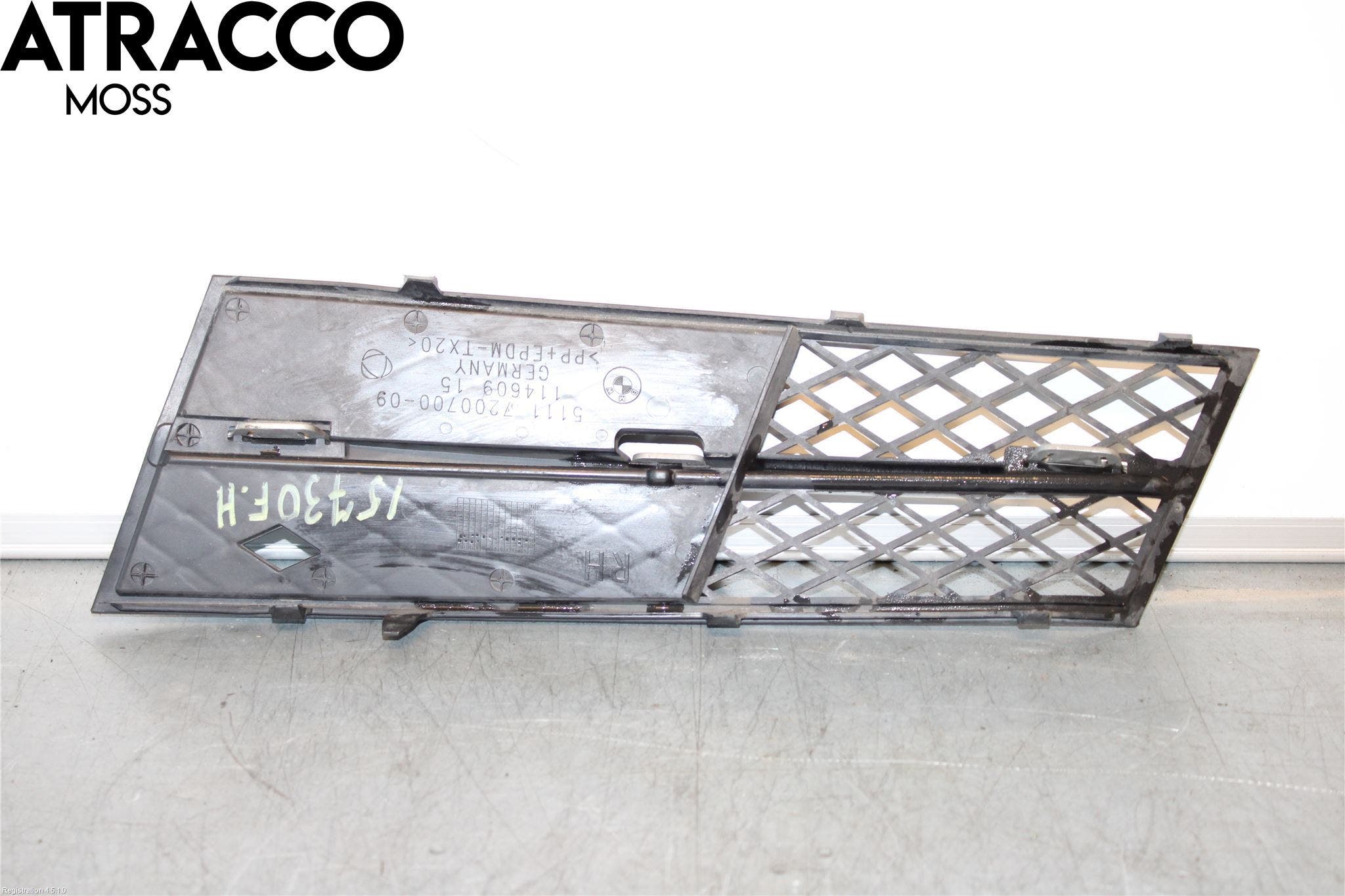 BMW 5 F10/F11/F18 09-17 Grilldel Høyre