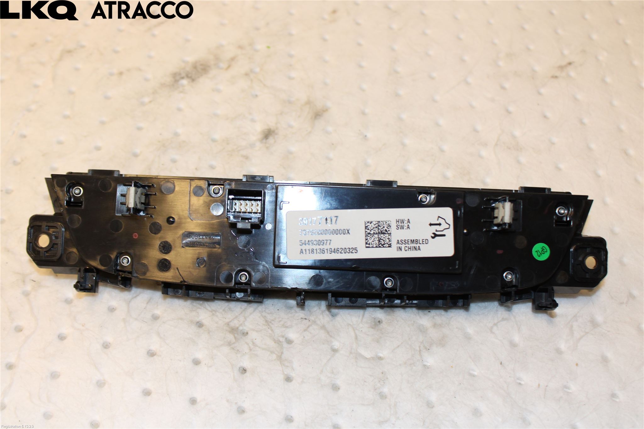 Opel INSIGNIA 17- Varme Ac Betjening-Display