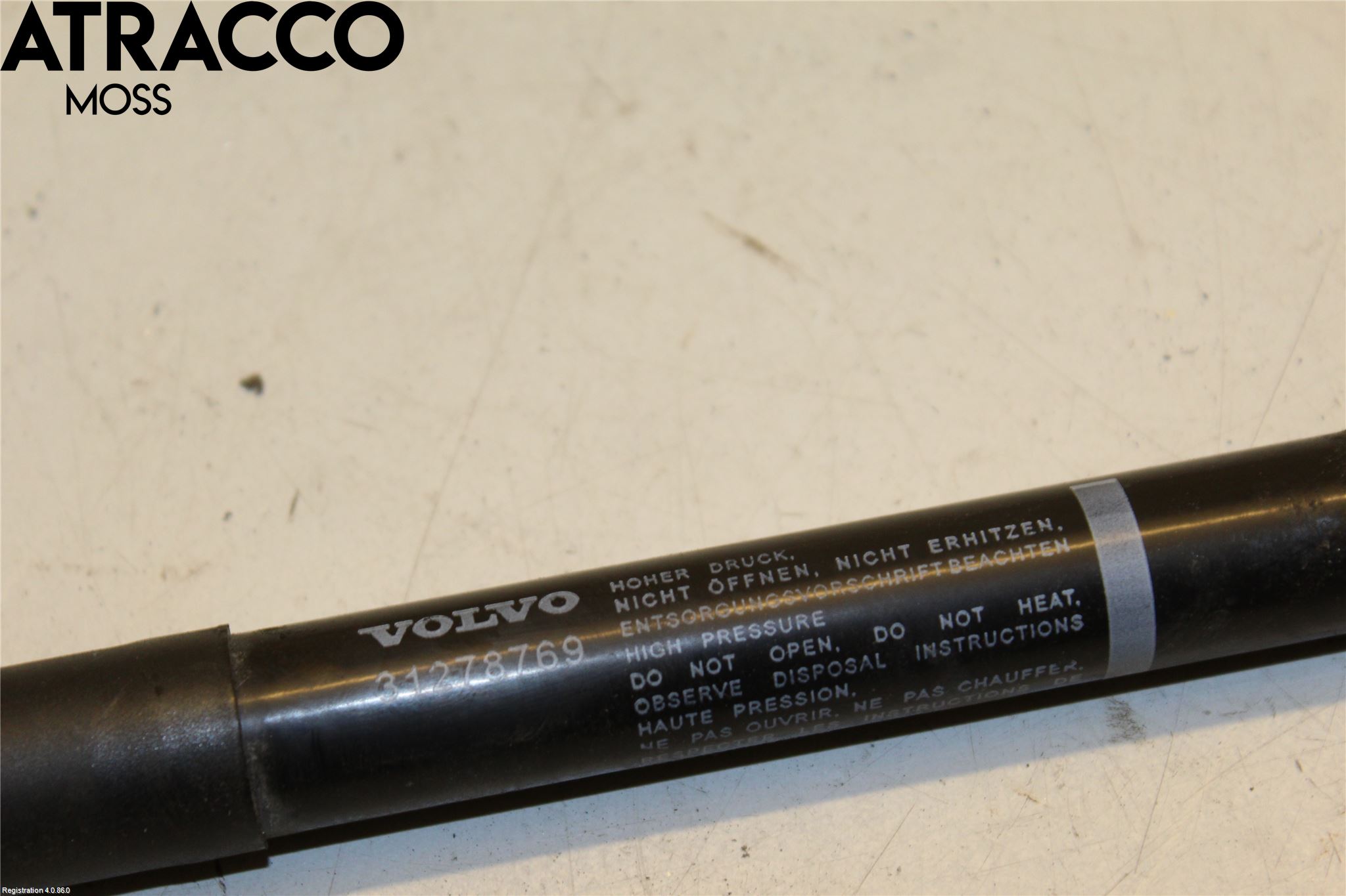 Volvo V60 11-13 Panser Demper-Gassfjær