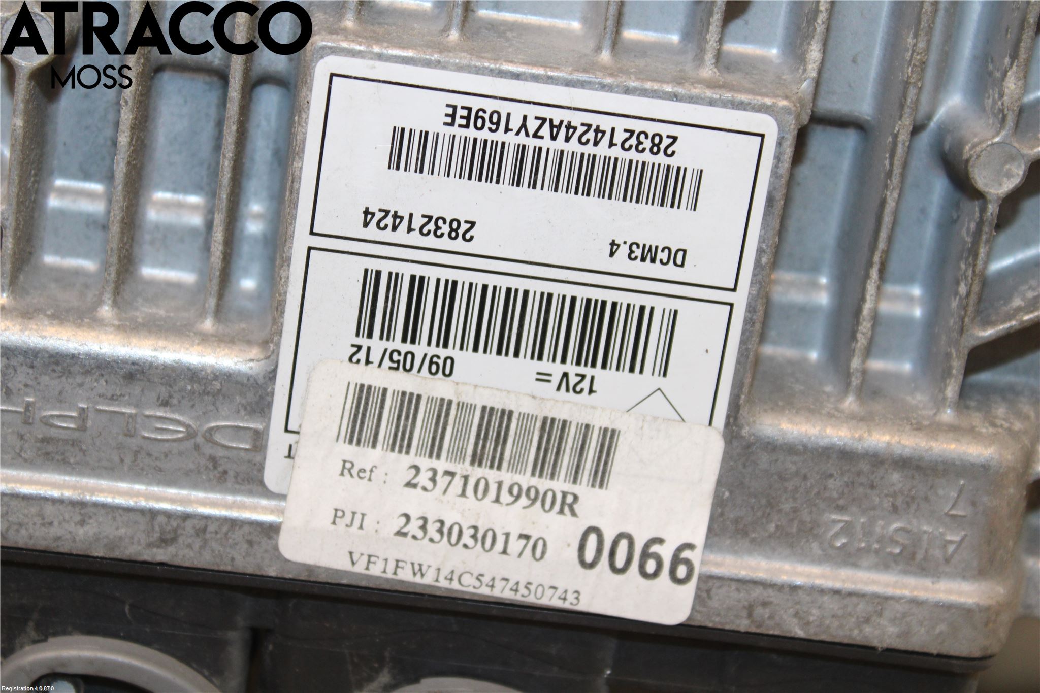 Renault KANGOO II 08-14 Styreenhet Innsprøytning