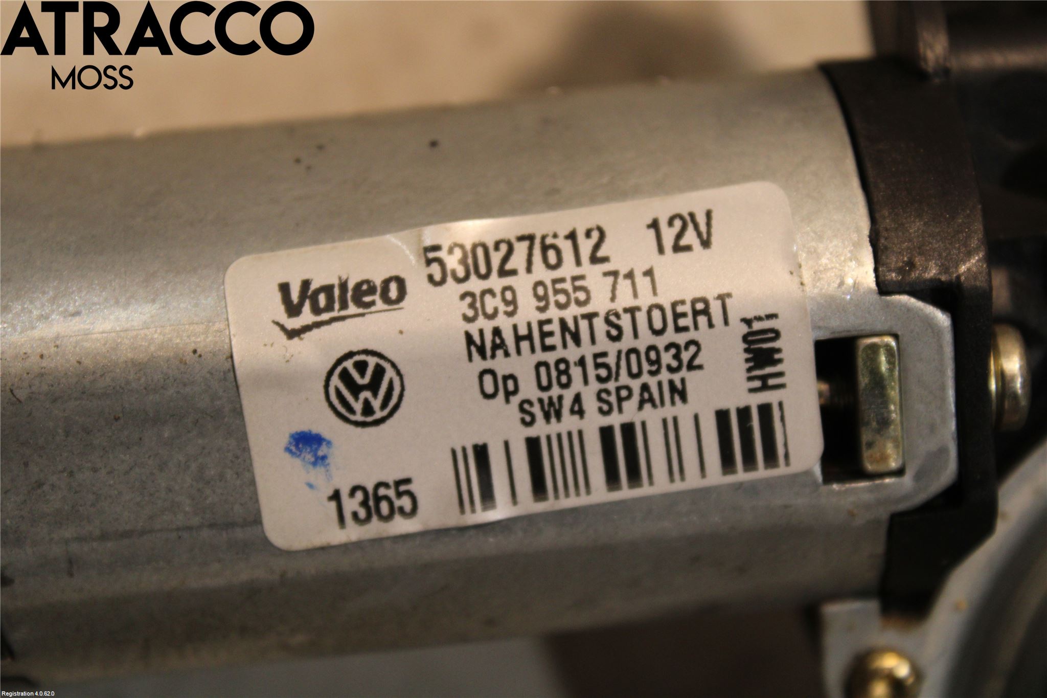 Volkswagen VW PASSAT 05-11 Viskermotor Bakluke