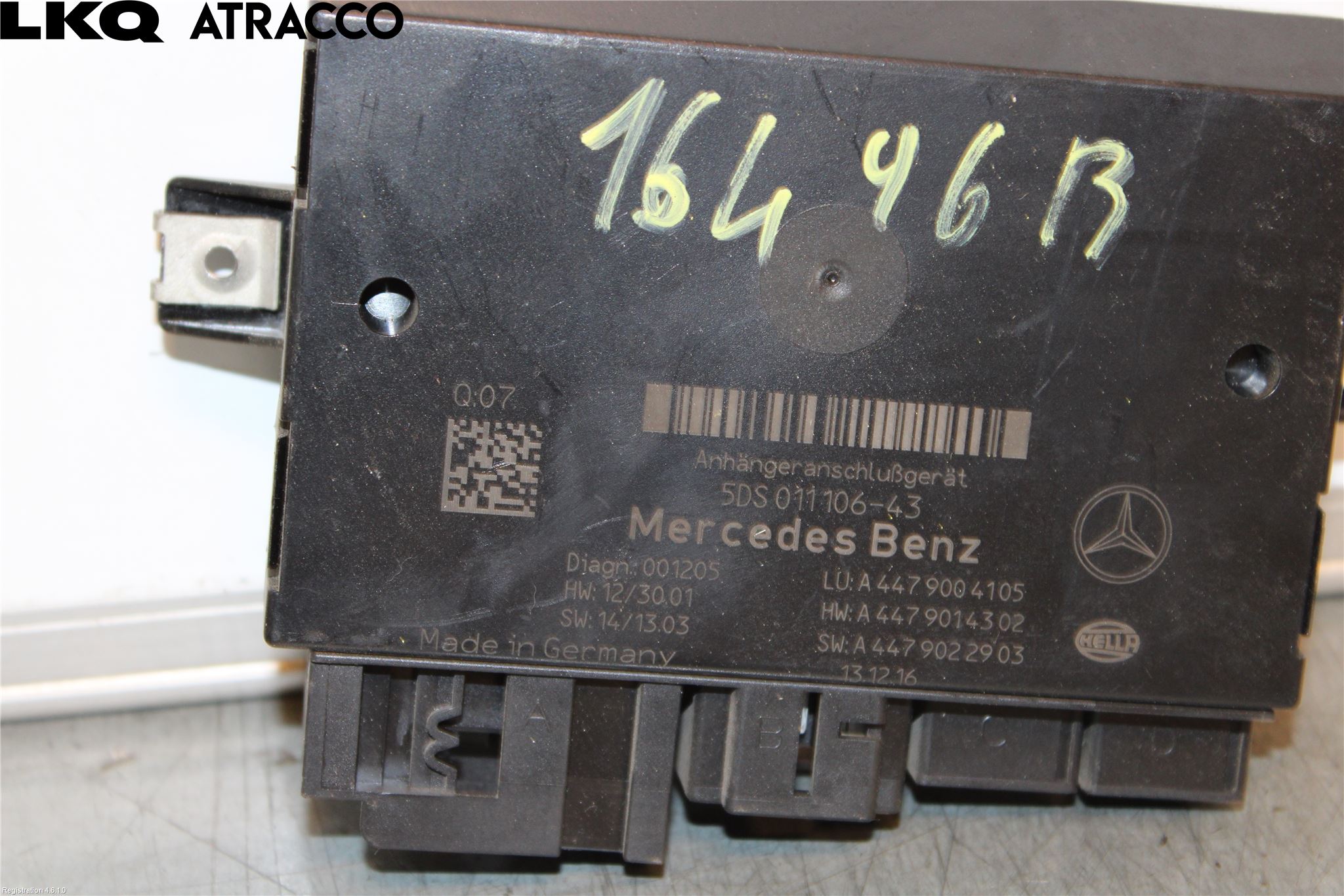 Mercedes-Benz MB VITO/V-KLASS (W640,W447,W448) 14- Styreenhet Tilhengerfeste