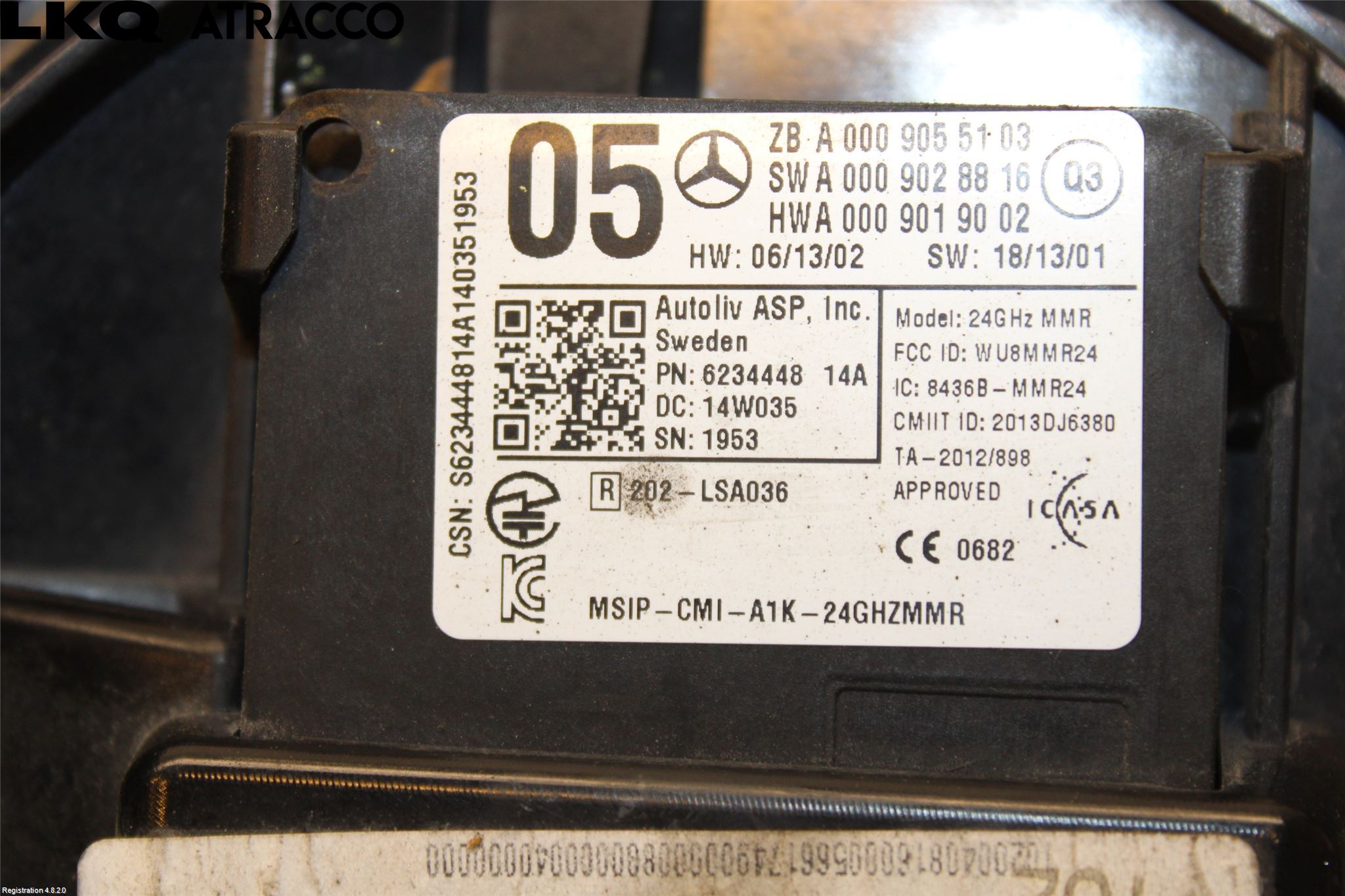 Mercedes-Benz MB B-KLASS (W246/W242) 12-19 Emblem