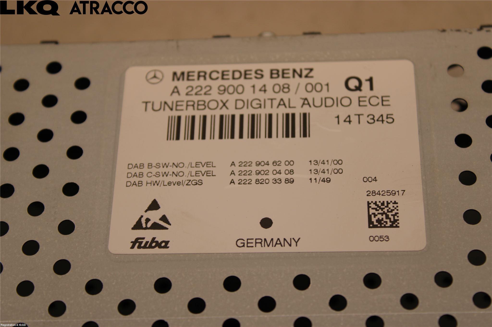 Mercedes-Benz MB C-KLASS (W205) 14-21 Stereo Radio Øvrig