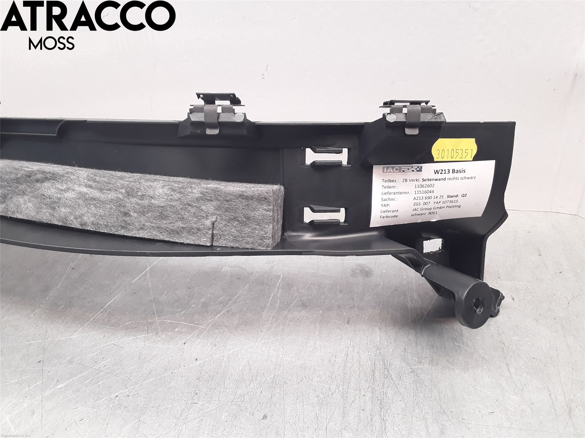 Mercedes-Benz MB E-KLASS (W213) 16-23 Siderute Bak Dekorlist