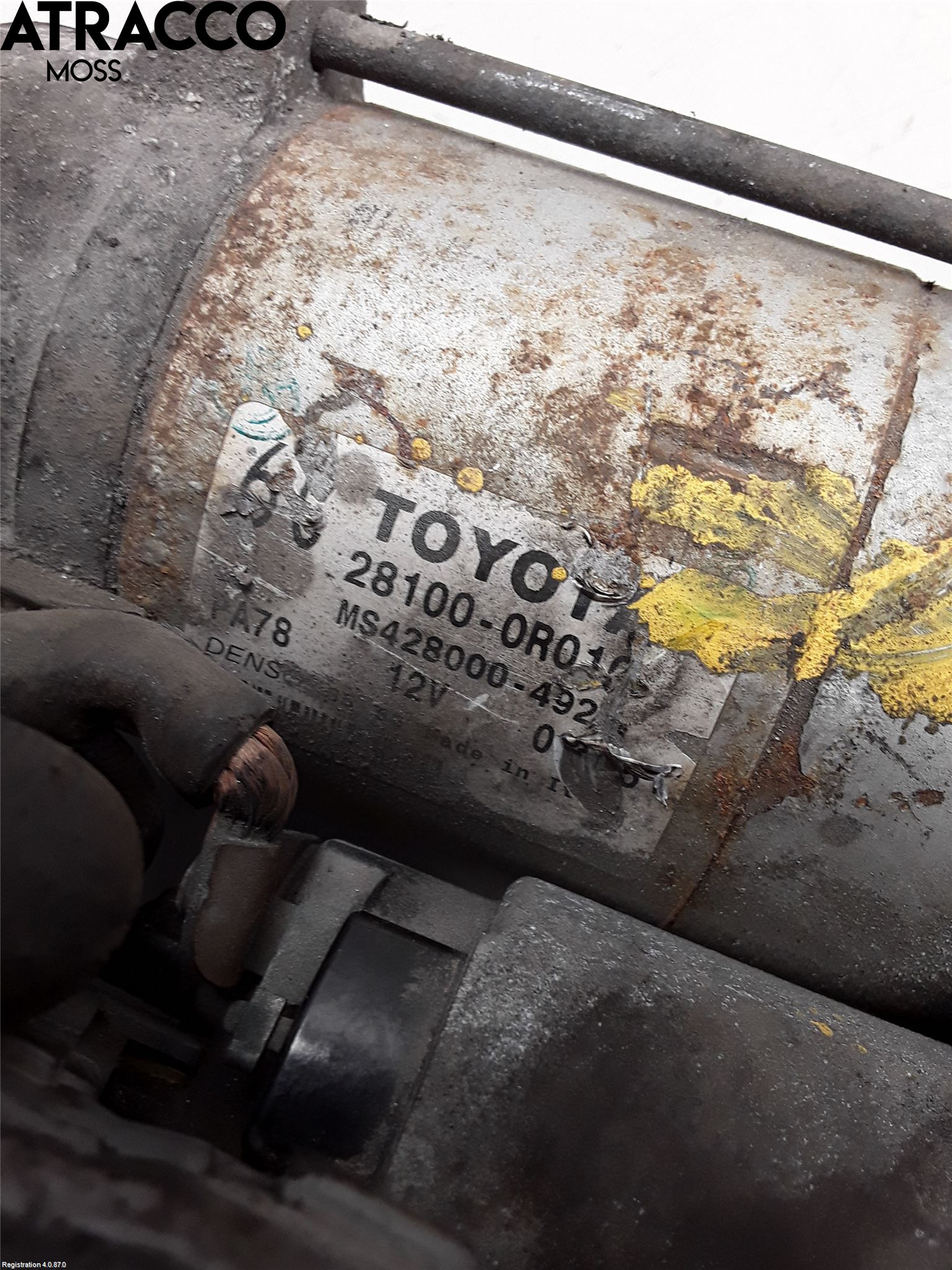 Toyota RAV 4 06-12 Startmotor Diesel