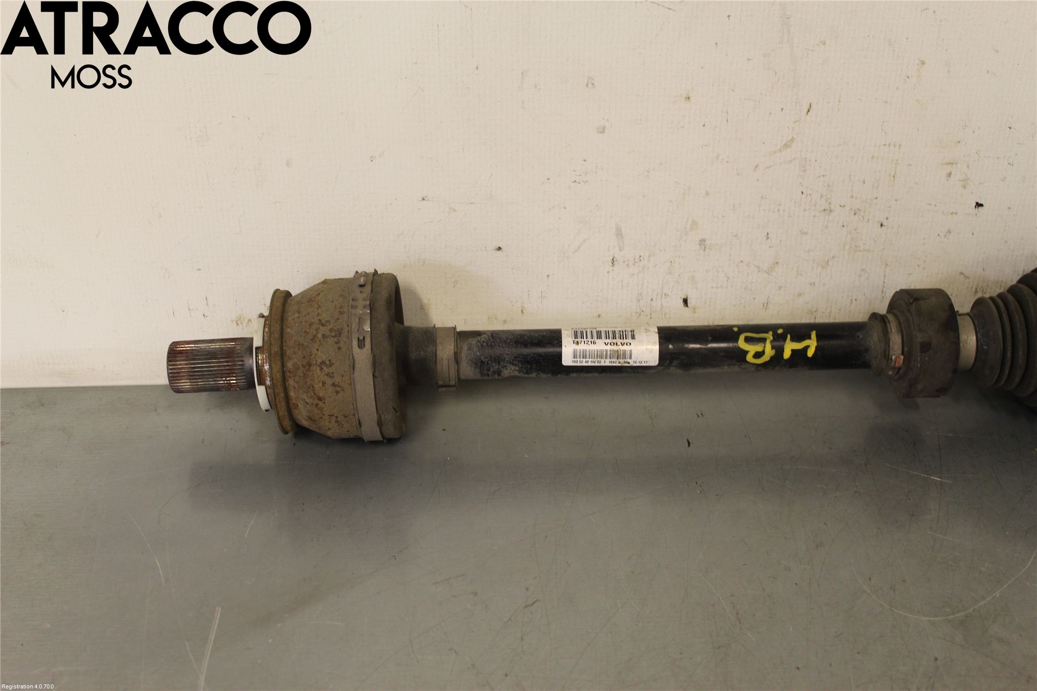 Volvo XC60 18- Drivaksel Bak Kompl Høyre