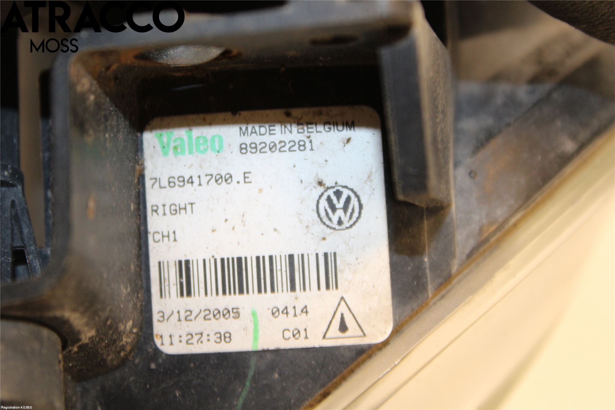 Volkswagen VW TOUAREG 7L 03-10 Frontlykt-Kurve-Tåkelys