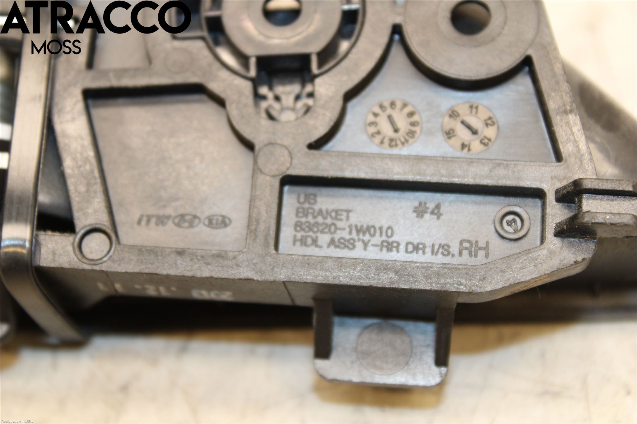 Kia RIO 12-16 Innr Dørhandtak H Indre