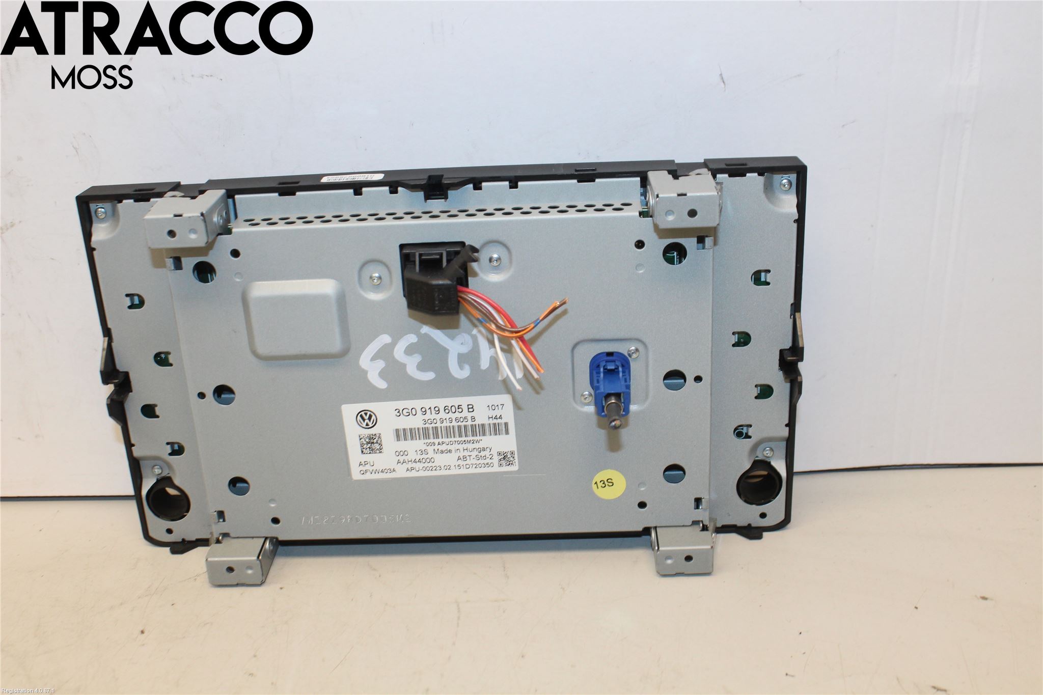 Volkswagen VW GOLF / E-GOLF VII 13-20 Multifunktionsdisplay