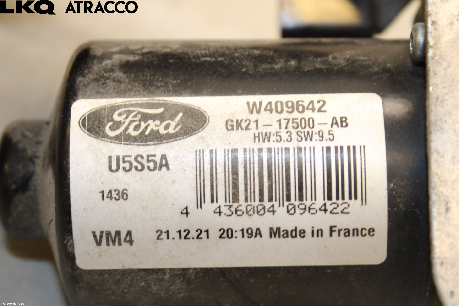 Ford TRANSIT/TOURNEO CUSTOM 13-24 Viskermotor Frontrute