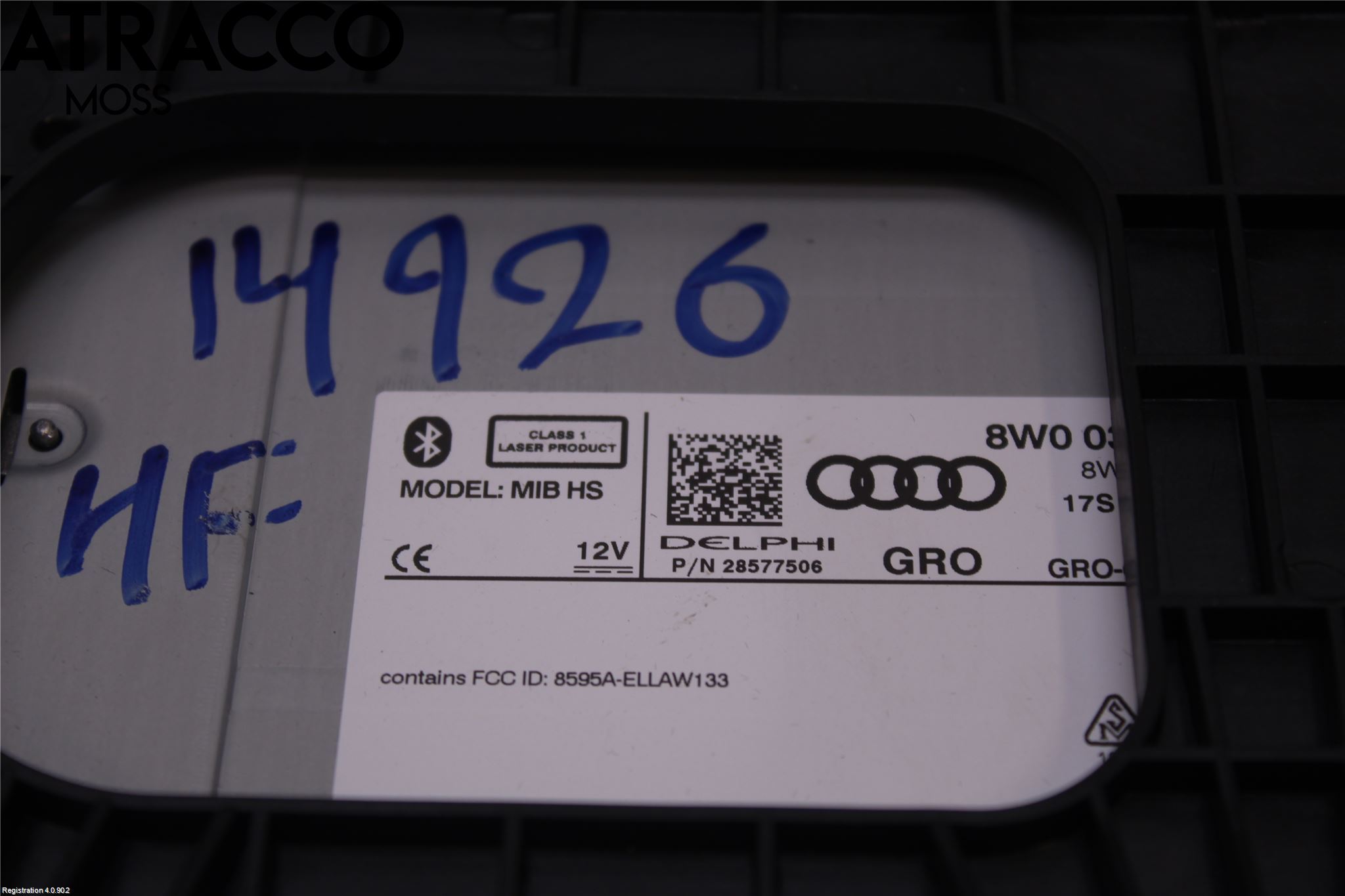 Audi A4 12-15 Stereo Radio Med Cd