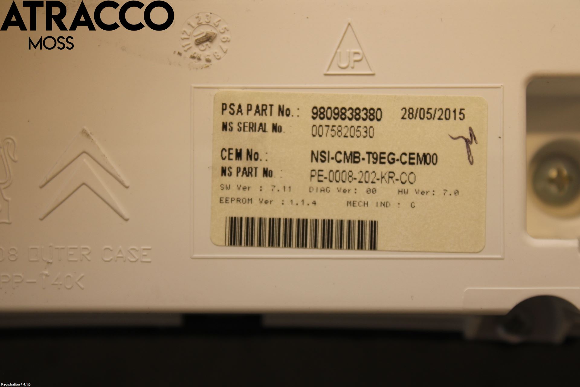 Citroen JUMPY/E-JUMPY 16- Instr Kombinert