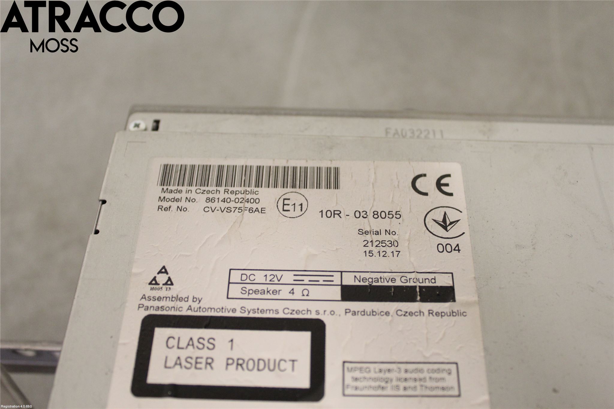 Toyota AURIS 13-19 Stereo Radio Med Cd