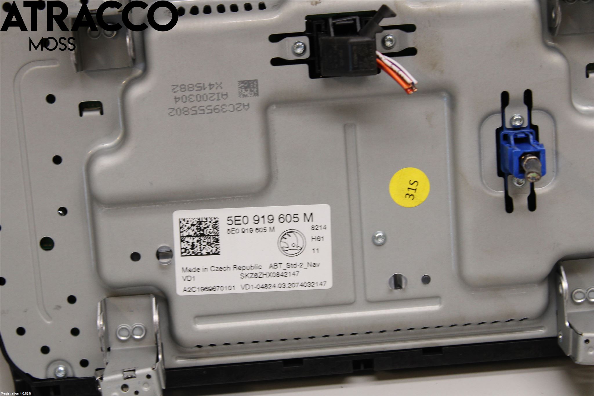 Skoda OCTAVIA (5E) 13-20 Multifunktionsdisplay