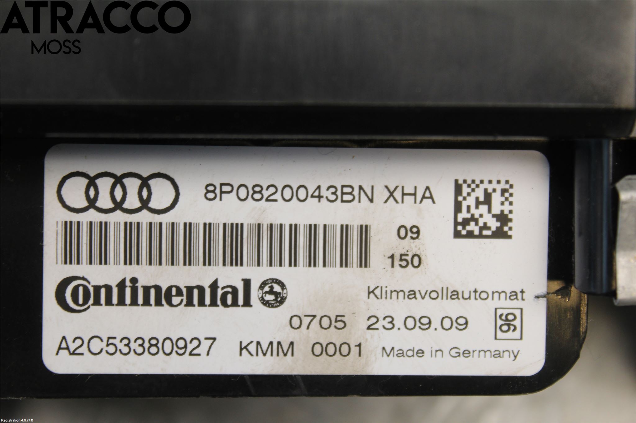 Audi A3/S3 05-13 Varme Ac Betjening-Display