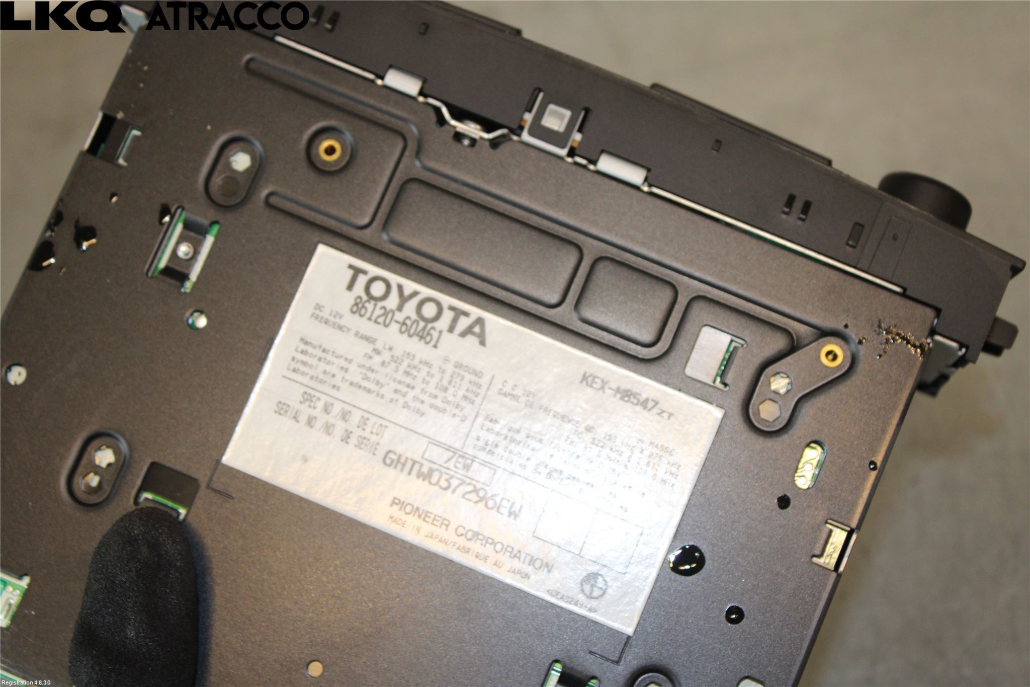 Toyota LANDCRUISER J120 02-09 Stereo Radio Med Cd