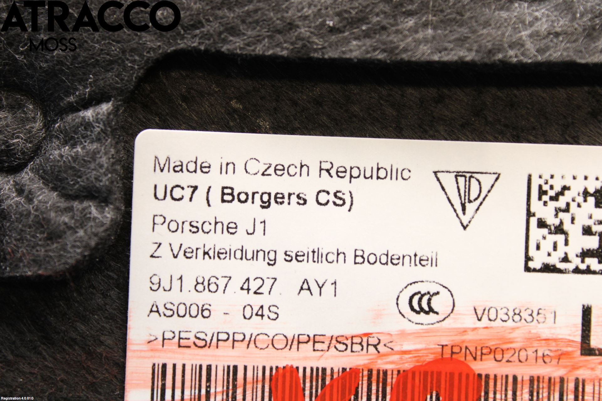 Porsche TAYCAN 20- Innr Oppbevaringsrom