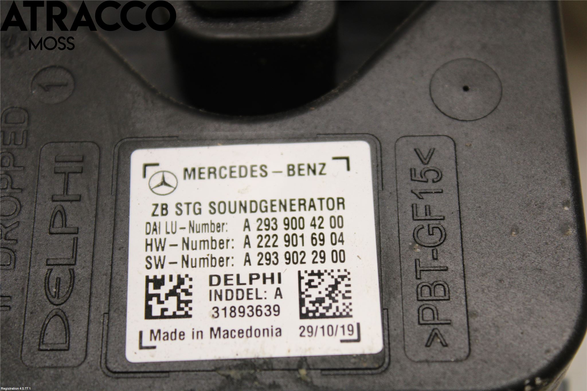 Mercedes-Benz MB EQC (N293) 20- Innr Høyttaler