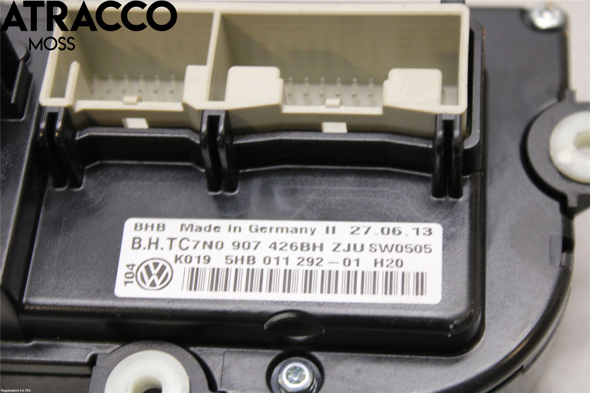 Volkswagen VW CADDY 11-15 Varme Ac Betjening-Display