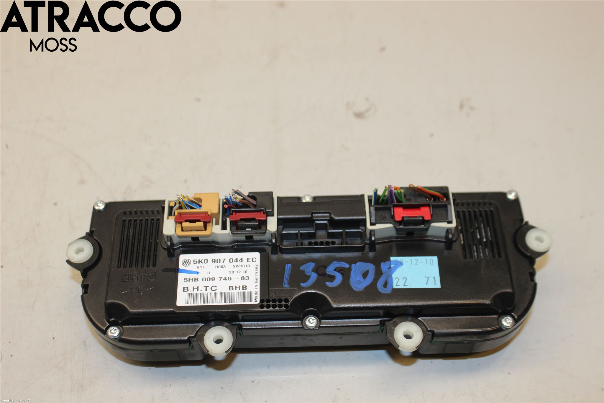 Volkswagen VW TIGUAN 07-16 Varme Ac Betjening-Display