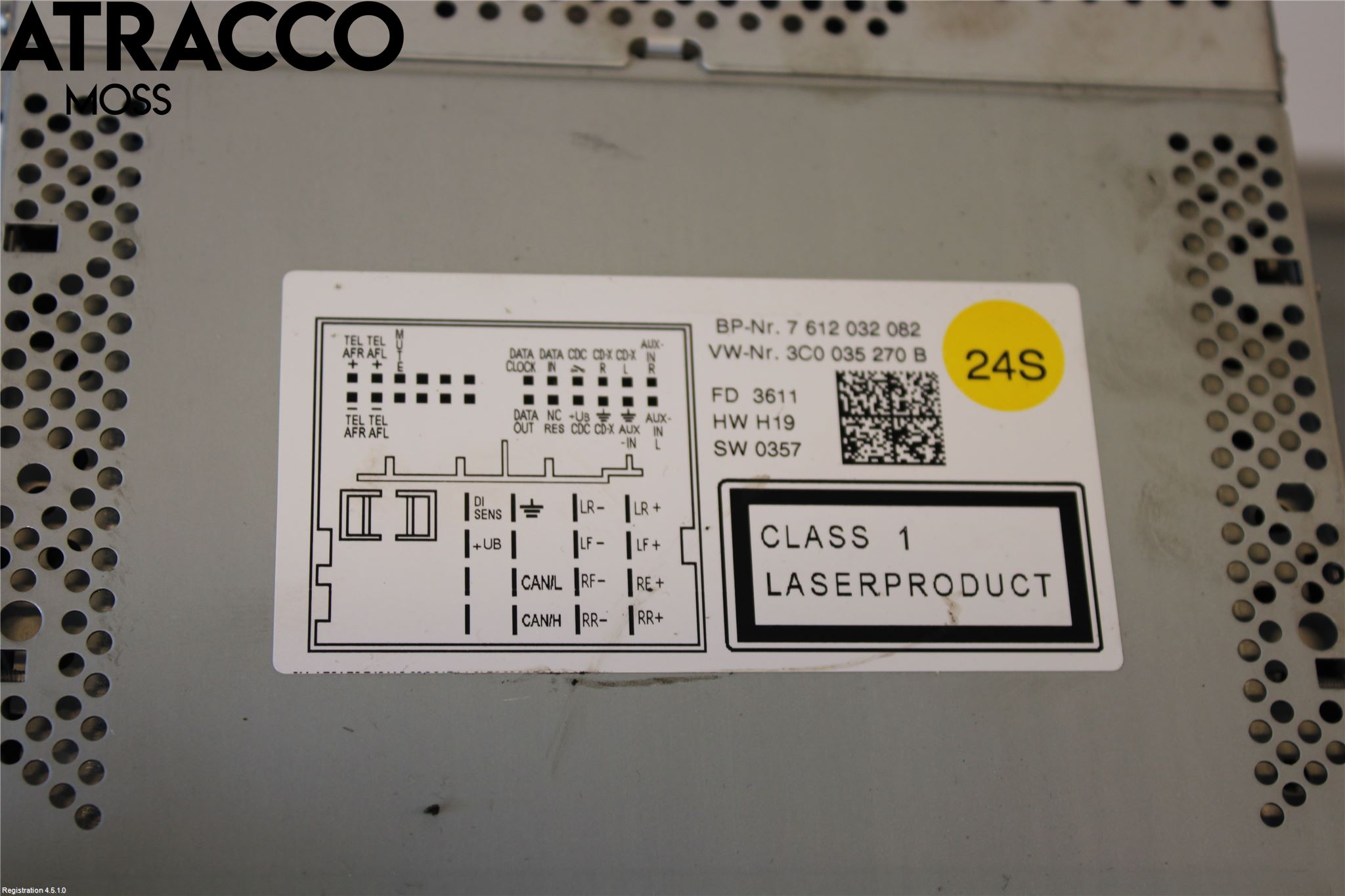 Volkswagen VW GOLF VI 09-13 Stereo Radio Med Cd