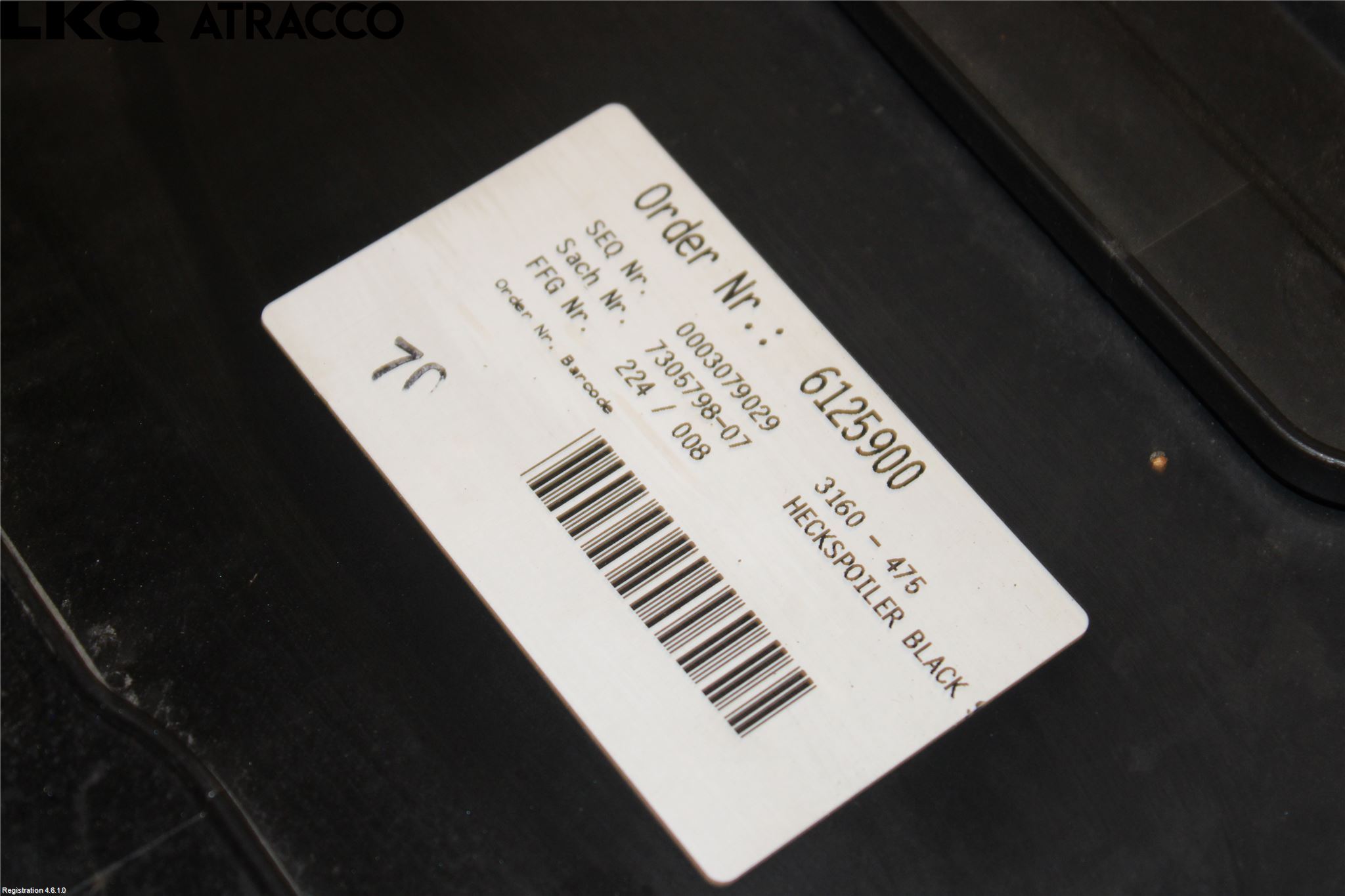 BMW 3 F30/F31/F80 12-19 Spoiler Bakluke