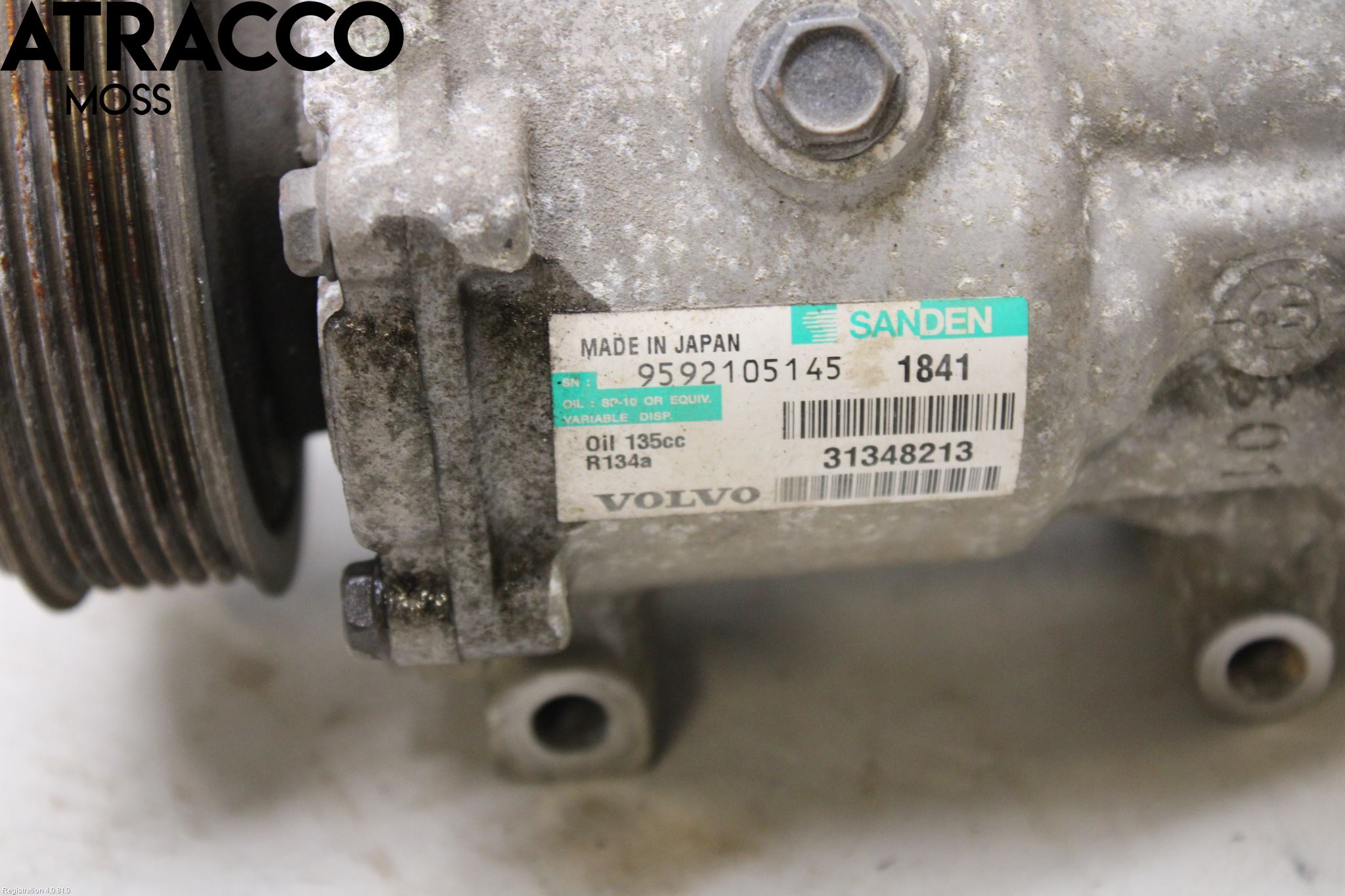 Volvo V60 11-13 Varme Ac Kompressor