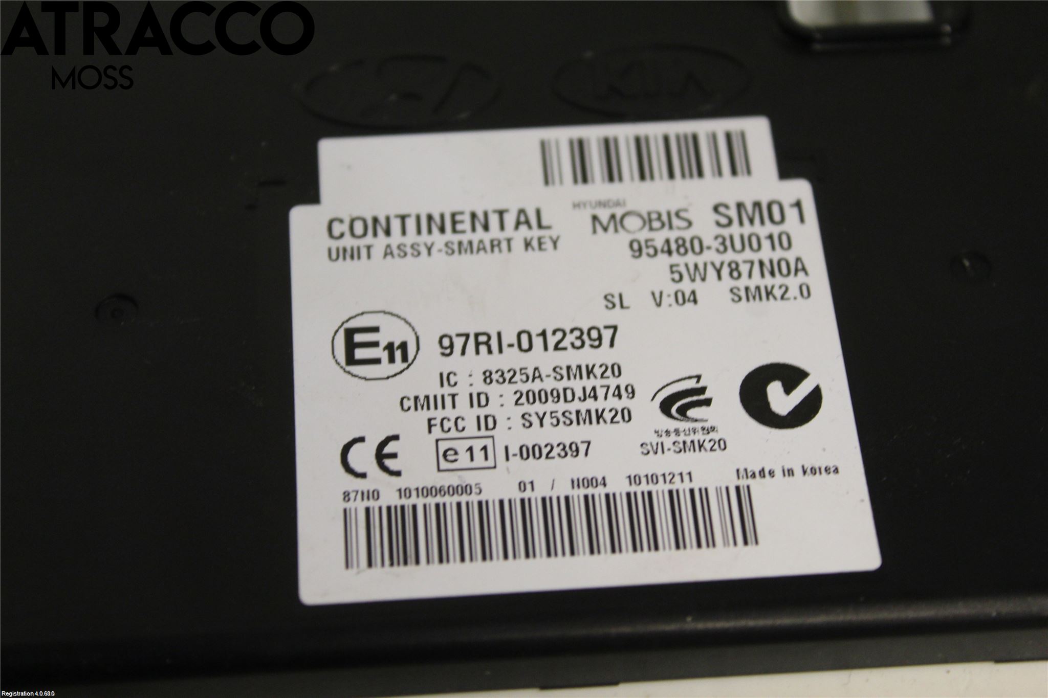 Kia SPORTAGE (SL) 11-15 Styreenhet Øvrig