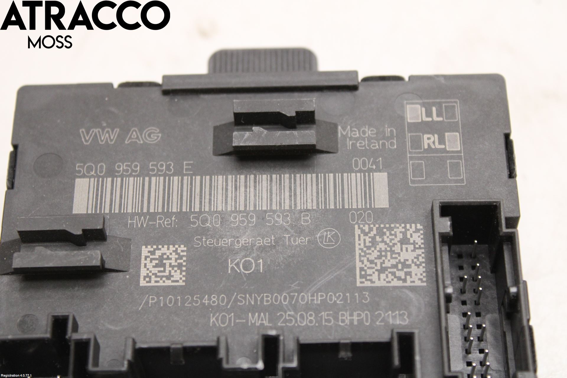 Volkswagen VW GOLF / E-GOLF VII 13-20 Styreenhet Dør