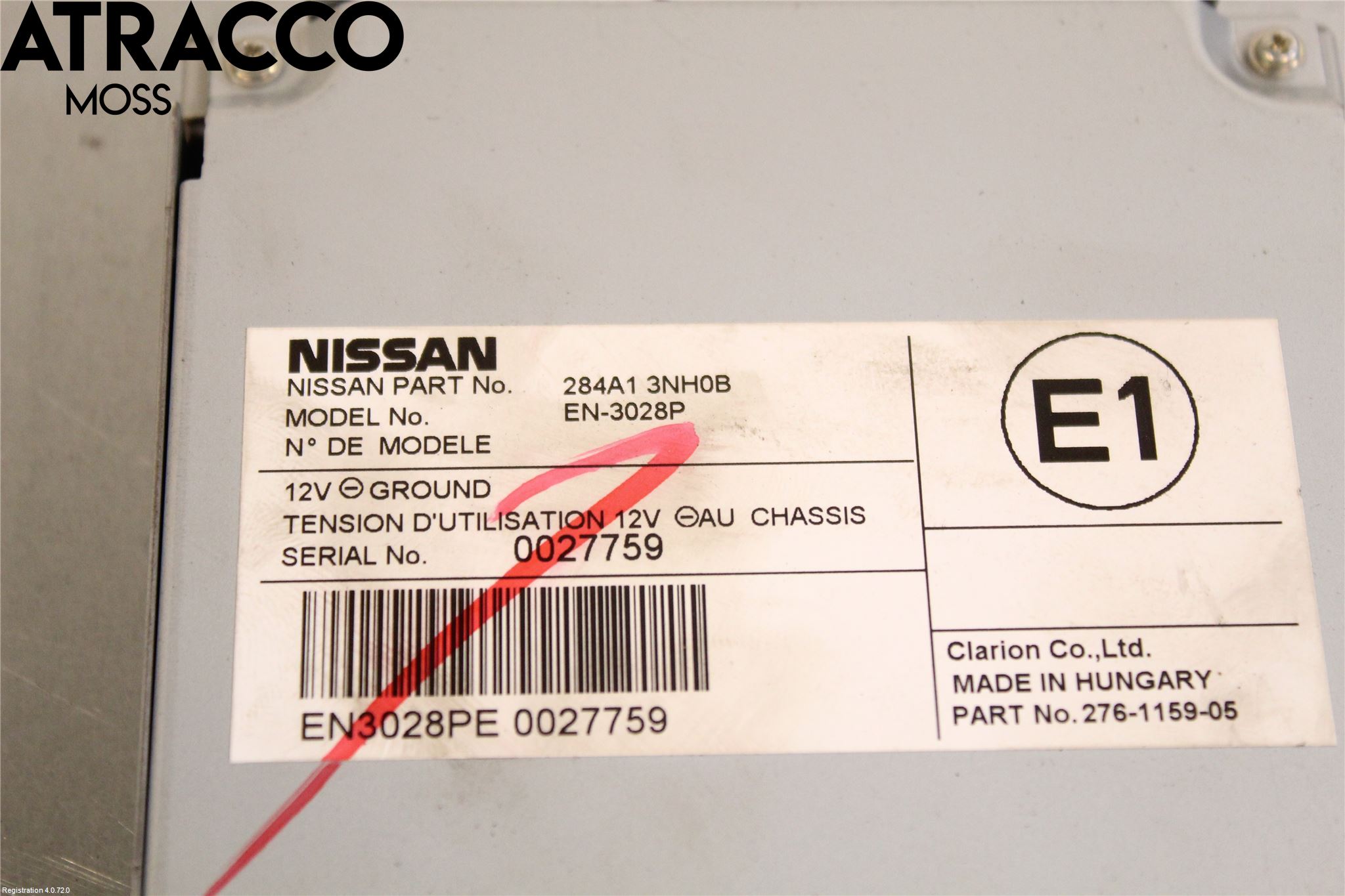 Nissan LEAF 11-17 Styreenhet Øvrig