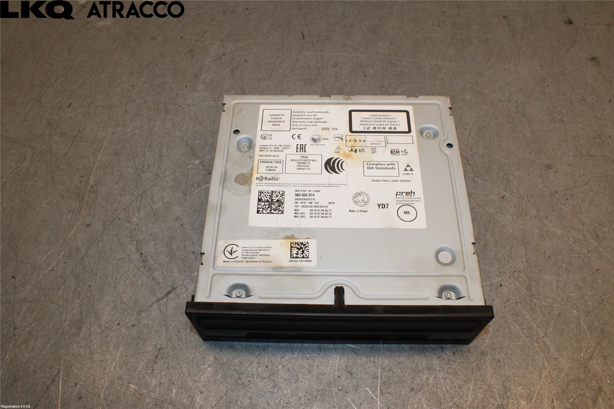 Skoda OCTAVIA (5E) 13-20 Multimedia Övrigt