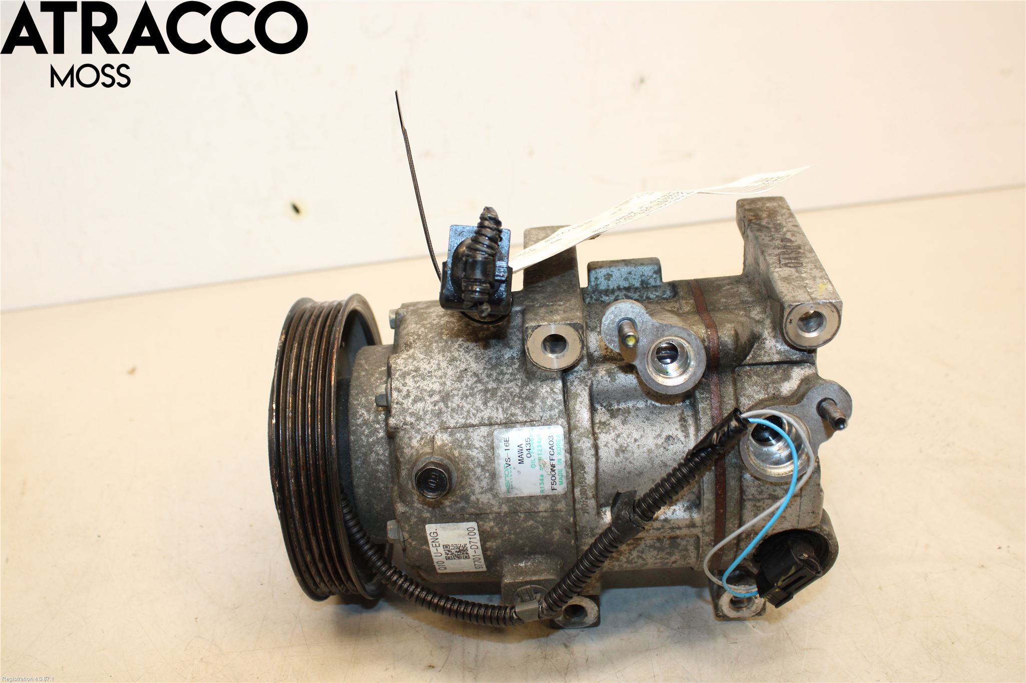 Opel VIVARO 15-19 Varme Ac Kompressor