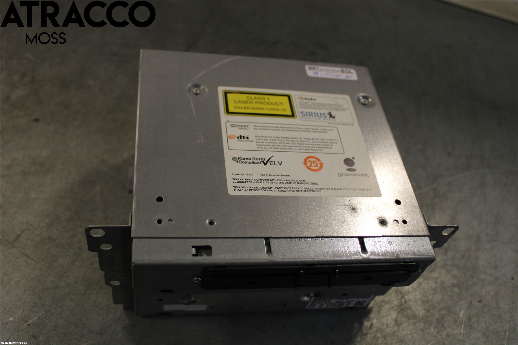BMW 5 F10/F11/F18 09-17 Stereo Radio Med Cd