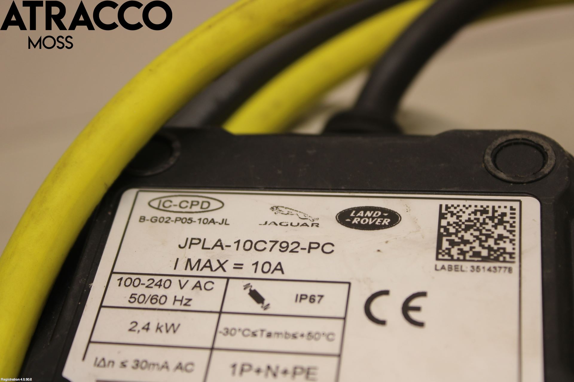 Jaguar I-PACE 18- Laddkabel Elbil