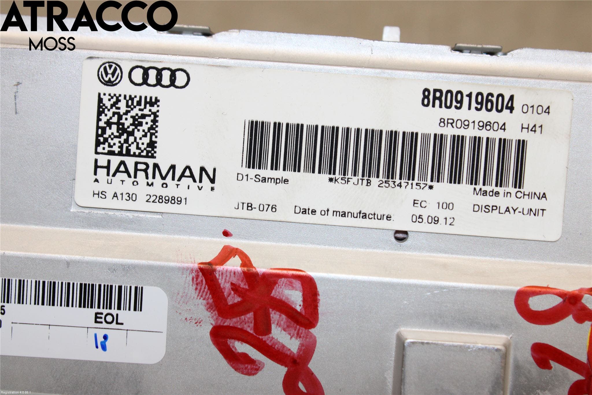 Audi Q5 09-16 Multifunktionsdisplay