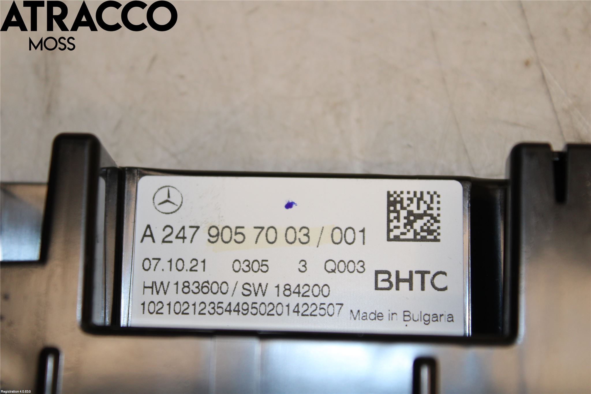 Mercedes-Benz MB EQB (X243) 22- Varme Ac Betjening-Display