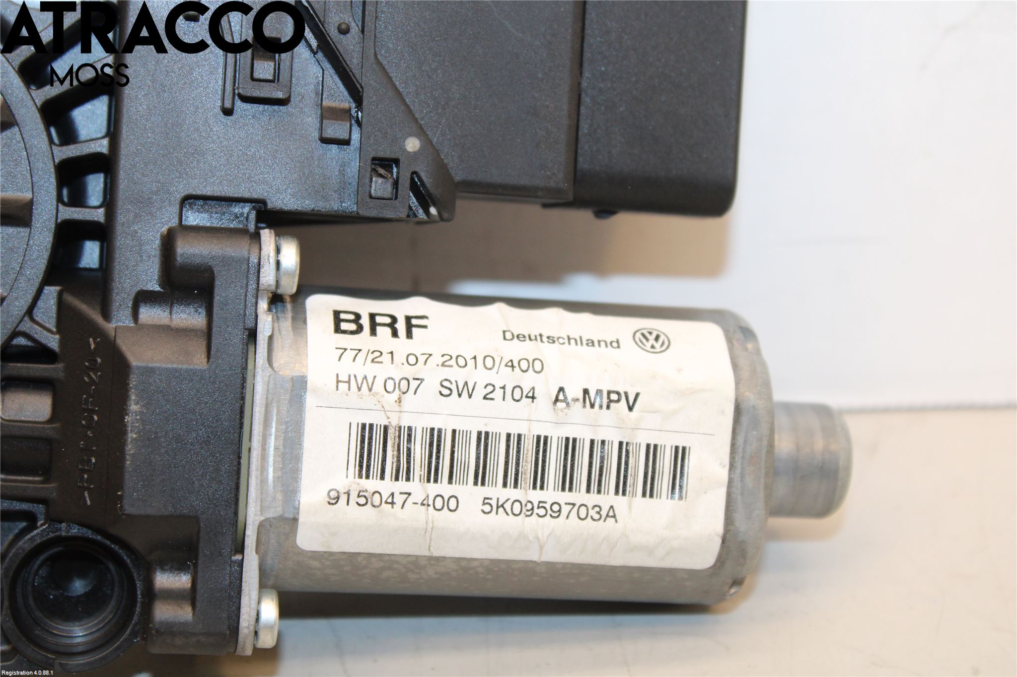 Volkswagen VW TOURAN 10-15 Vindusheismotor