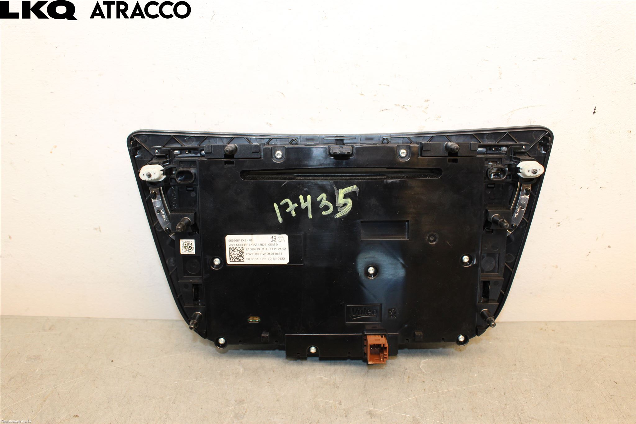 Peugeot 508 11-18 Varme Ac Betjening-Display