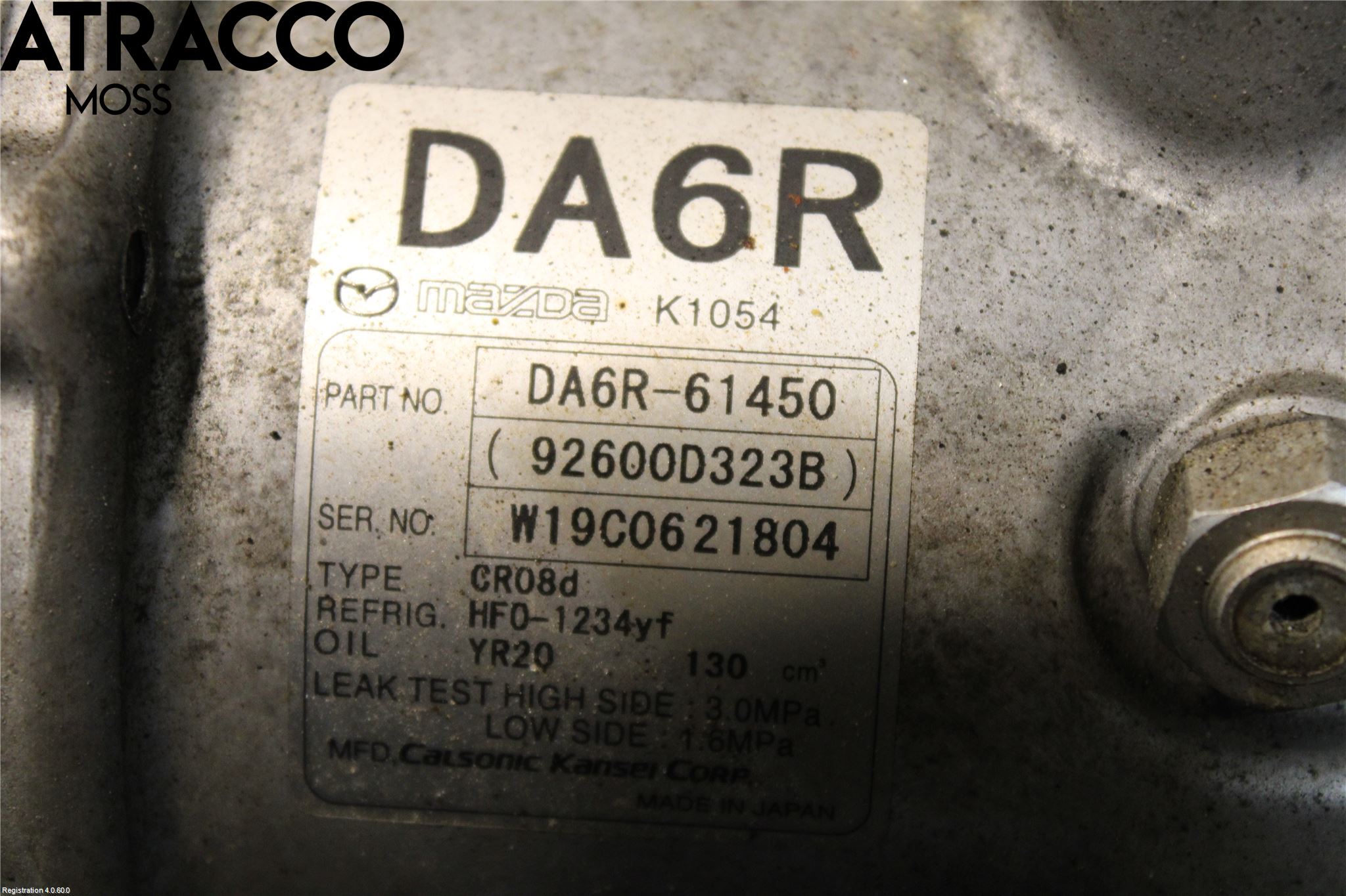 Mazda CX-30 20- Varme Ac Kompressor