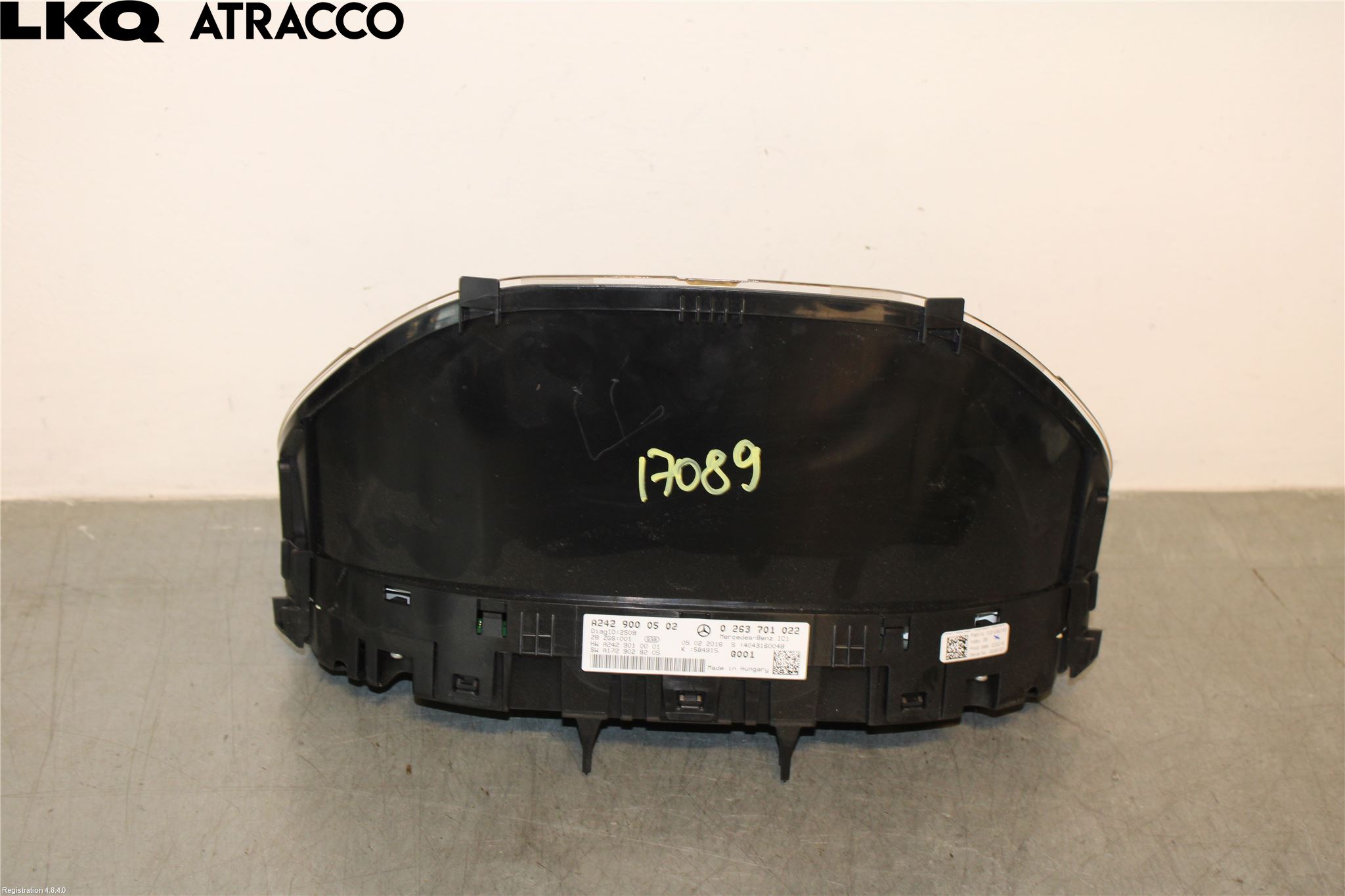 Mercedes-Benz MB B-KLASS (W246/W242) 12-19 Instr Kombinert