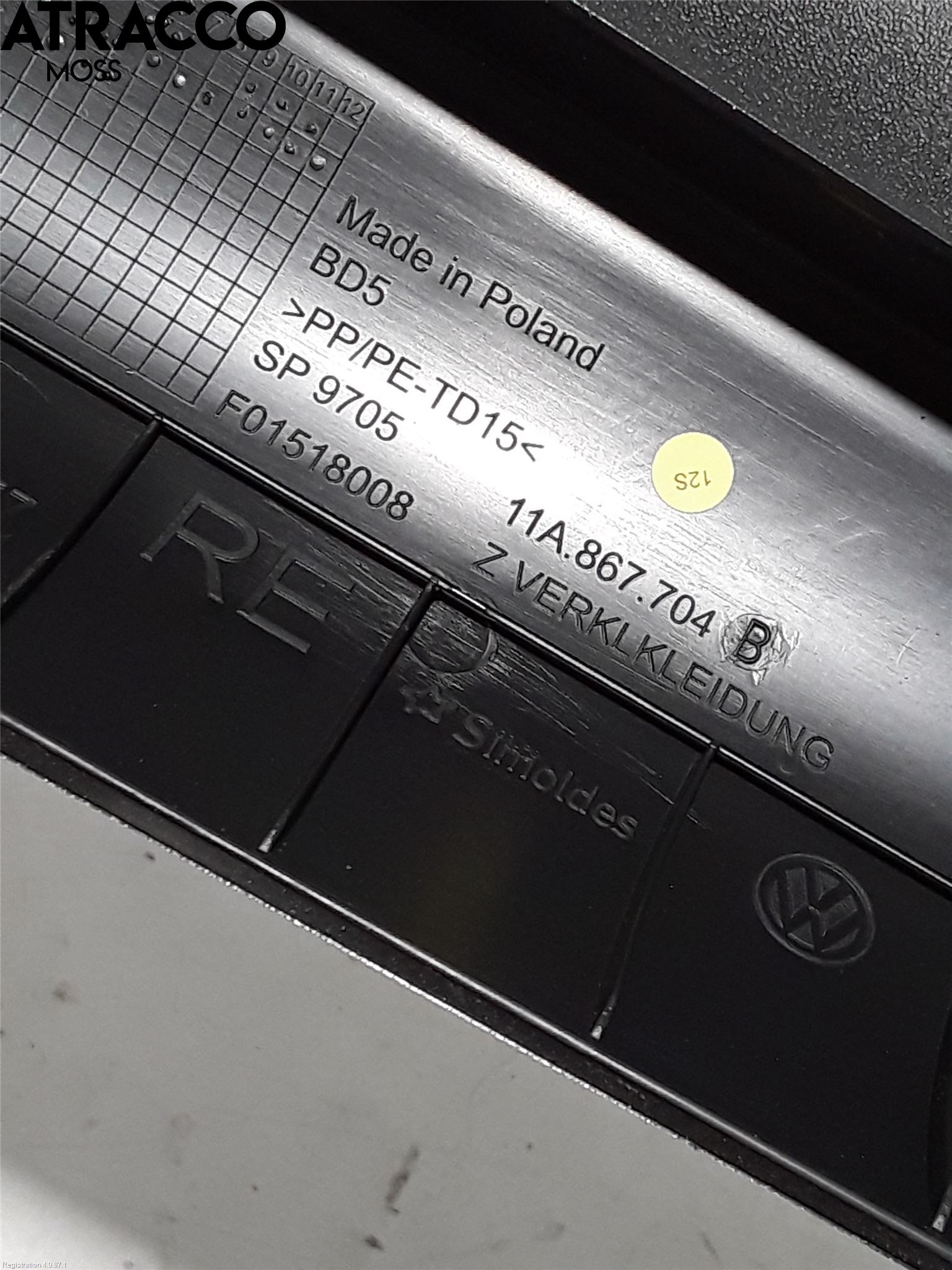 Volkswagen VW ID.4 21- Innr Bakluketrekk