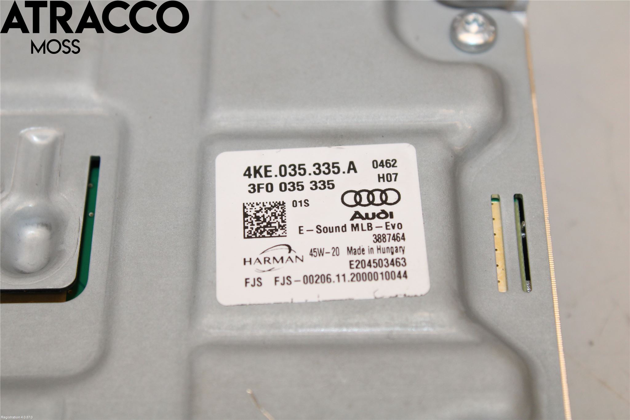 Audi E-TRON, S GE 19- Styreenhet Øvrig