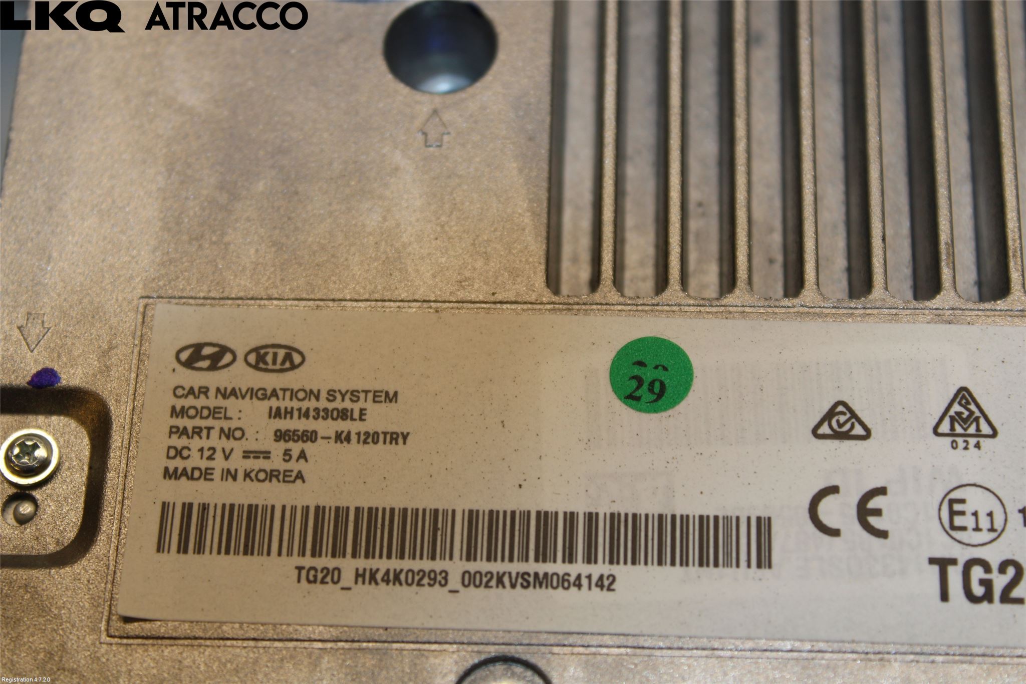 Hyundai KONA/ELECTRIC OS 18-23 Multifunktionsdisplay