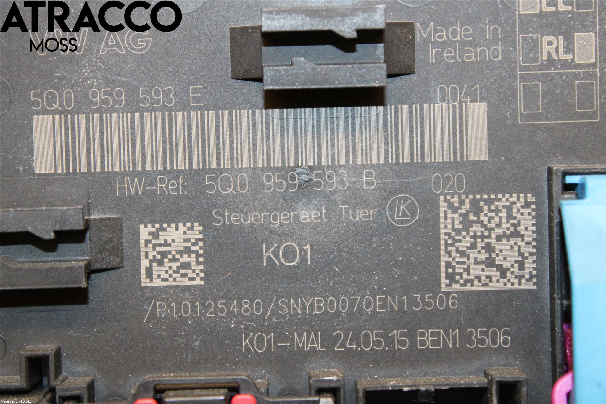 Volkswagen VW PASSAT 15-19 Styreenhet Dør