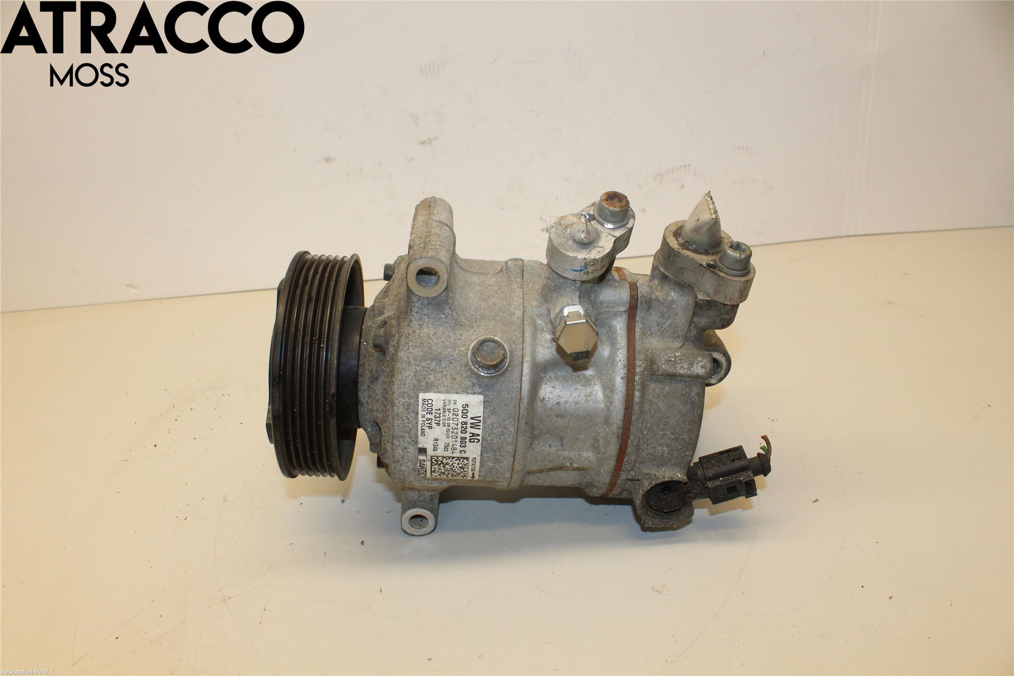 Skoda OCTAVIA (5E) 13-20 Varme Ac Kompressor