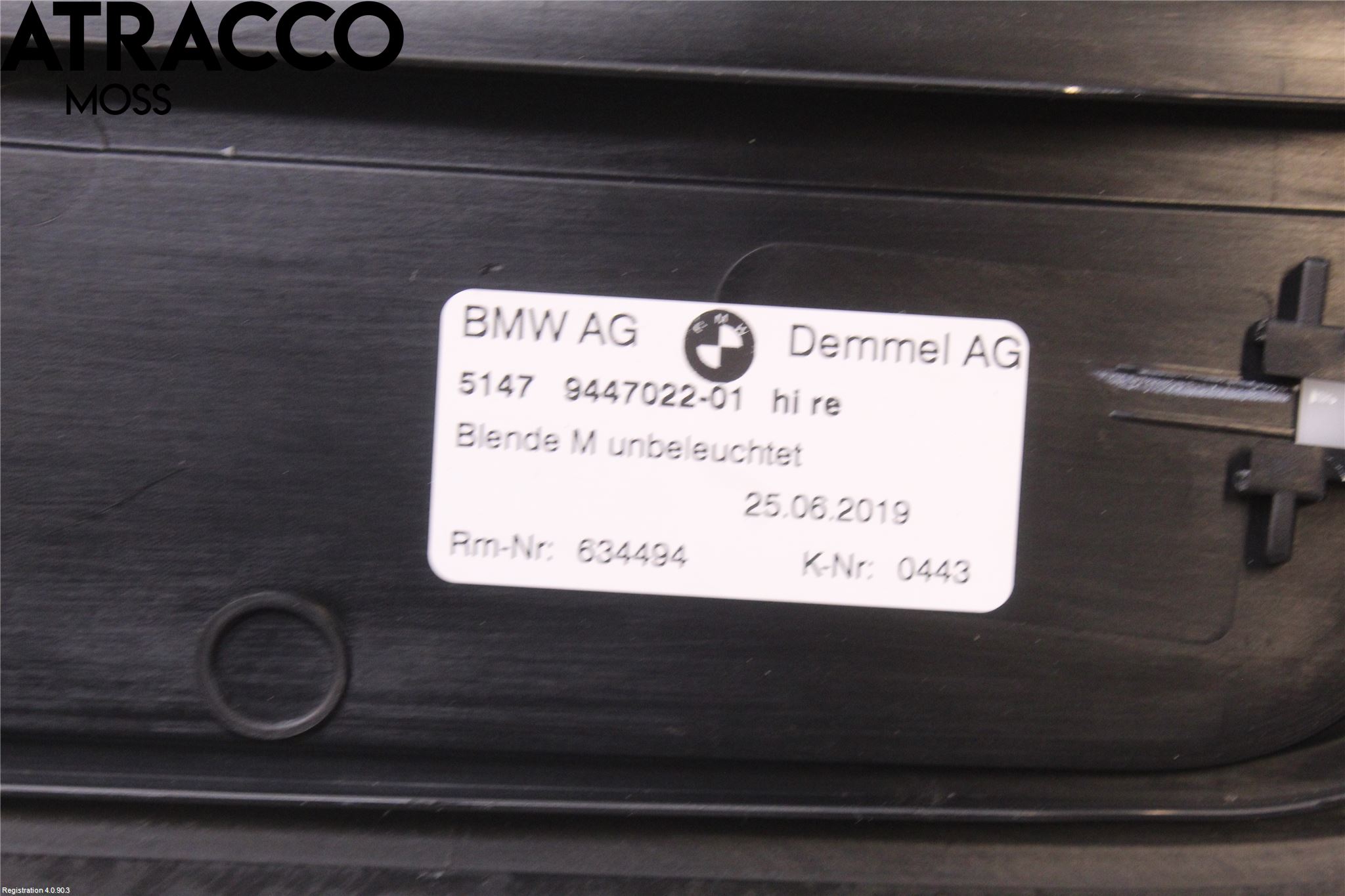 BMW 5 G30/G31/F90 17-23 Innr Terskel Innstigning