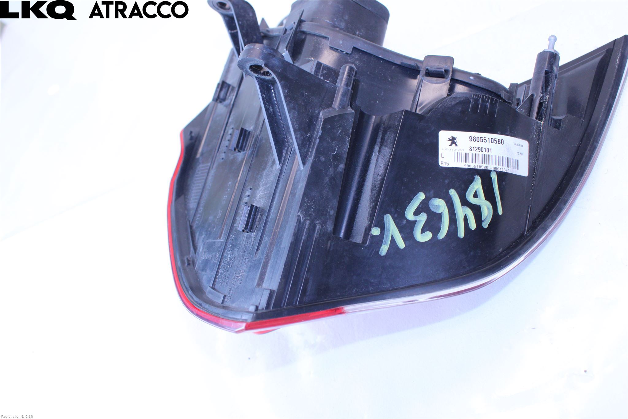 Peugeot 3008 09-16 Baklykt Venstre