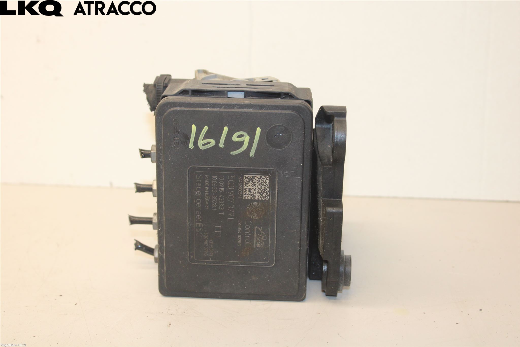 Volkswagen VW GOLF / E-GOLF VII 13-20 Abs Hydraulikkaggregat