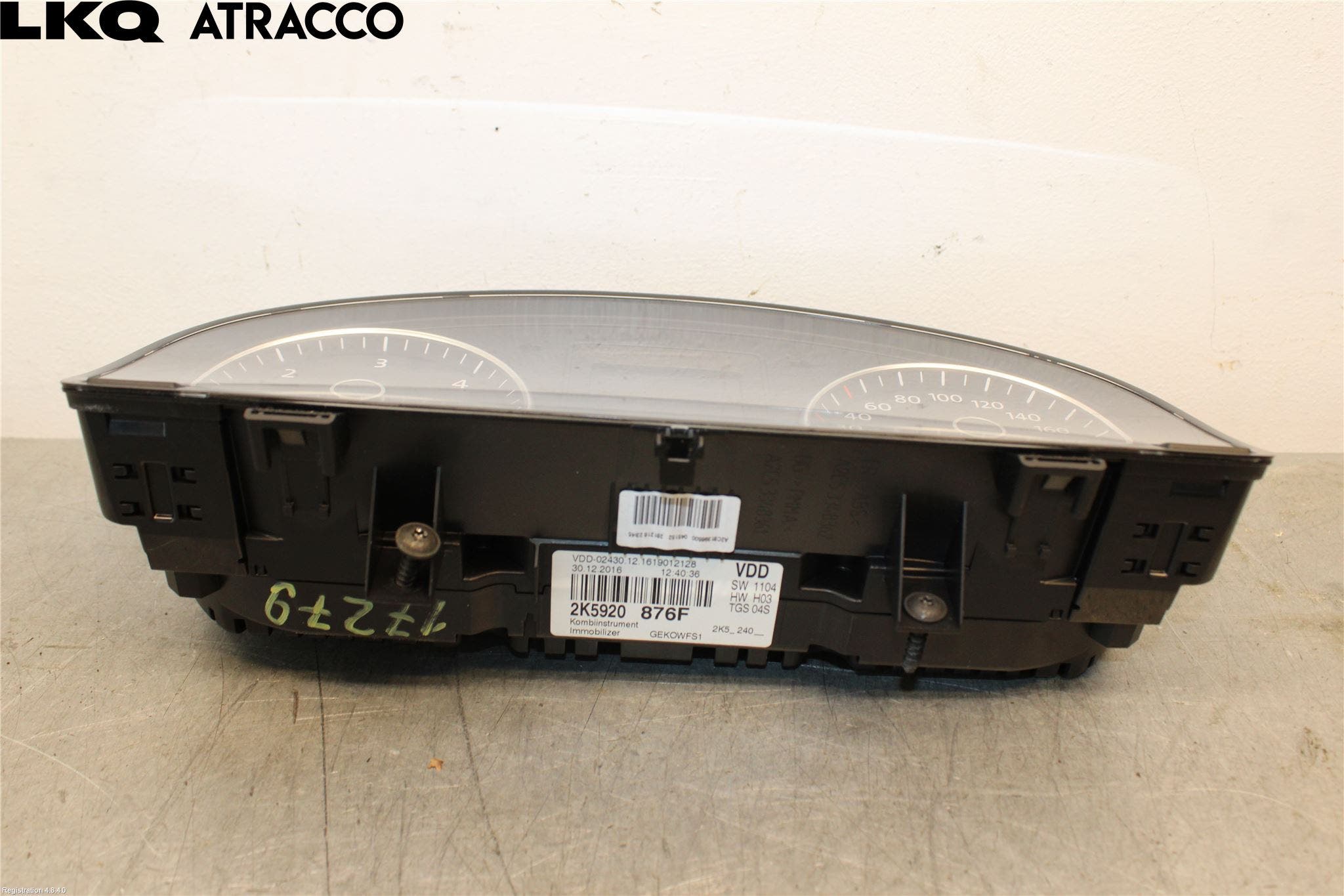 Volkswagen VW CADDY 16-20 Instr Speedometer